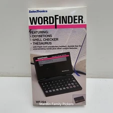 SelecTronics WordFinder WF-224 Dictionary Thesaurus Spell Checker NOS Vintage
