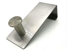 Strong over door hanger coat hook stainless steel clothes gown ironing peg (810)