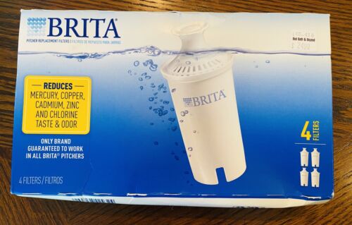Brita Water Filters Set of 4 Filters Pitcher Replacement Filters