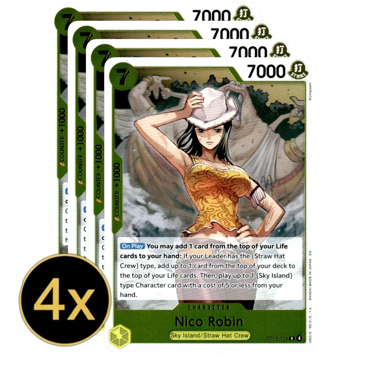 Nico Robin OP15-109 Adventure on Kami's Island for sale | eBay