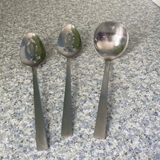 3 Rogers Oneida  Dalton NORTHLAND PATTERN STAINLESS  FLATWARE Serving Spoon