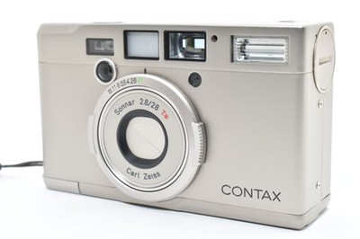 CONTAX Tix コンタックスCarl Zeiss 28mm f2.8 MINT w/case] Contax Tix Carl Zeiss 28mm f/2.8 Point＆Shoot APS