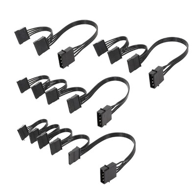 Big 4pin to Power Cable IDE Transfer To Power Cable 1 to 2/3/4/5