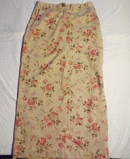 Women's Eddie Bauer - 100 Cotton Floral Denim Maxi Skirt - Size 4