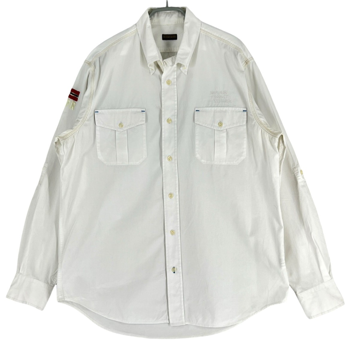 Napapijri Mens Long Sleeve Casual Formal Shirt Size XL