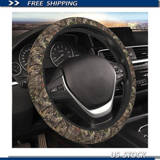 Forest Camouflage Steering Wheel Cover Anti-slip Neoprene Protector 15 Inch Forest Camouflage Steering Wheel Cover Anti-slip Neoprene Protector 15 Inch