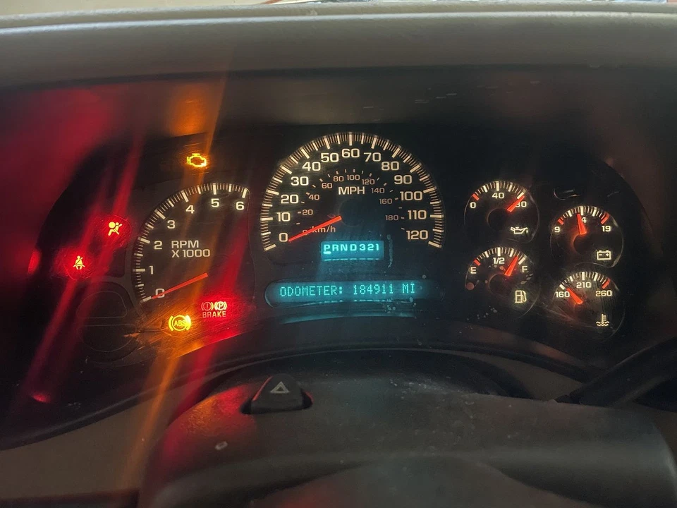 03-05 Silverado Sierra Tahoe Suburban Yukon Avalanche Gauge Cluster OEM 15135668 Foto 2 de 4