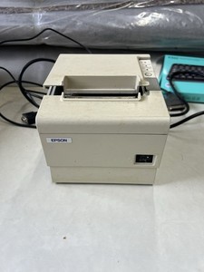 Epson TM-T88VI Bondrucker POS Thermodrucker USB, Inklusive Netzteil, Weiß/Beige
