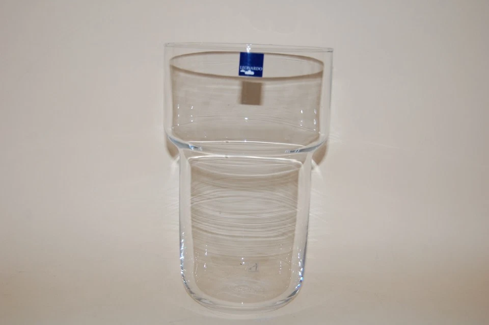 Vase Glasvase 22cm Glas klar Leonardo NEU