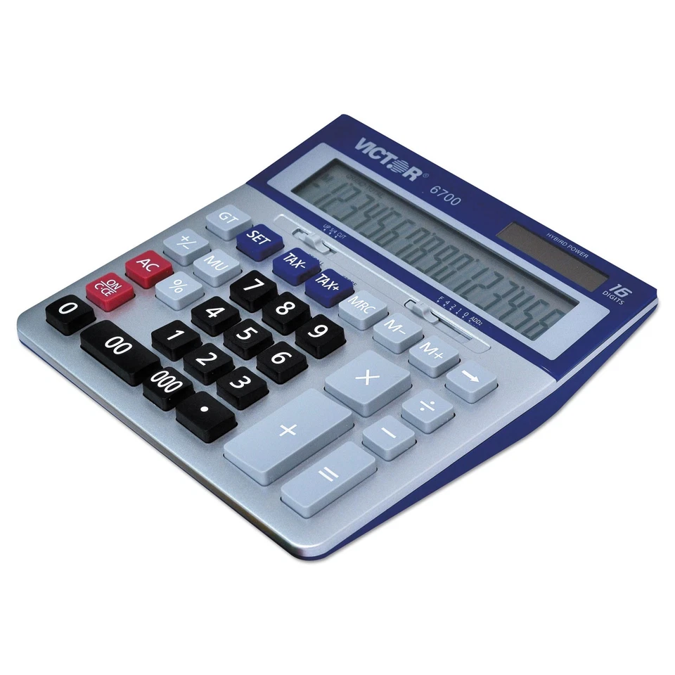Victor® 6700 Large Desktop Calculator, 16-Digit LCD - Image 2 of 4