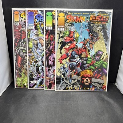 Spawn Wildcats #1 2 3 & 4. Image Comics 1996 Todd McFarlane Jim Lee. (I18)(56)