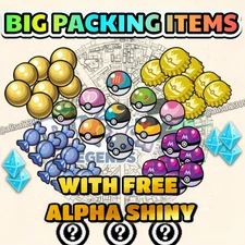 ✨FULL ITEMS✨Big Nuggets, Gold Bottle Cap, Special Ball, Candy✨Pokemon Legends ZA