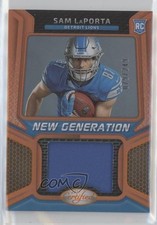 2023 Certified New Generation Jerseys Mirror Orange 79/249 Sam LaPorta 8mm