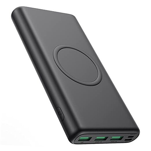 15W Fast Wireless Portable Charger Power Bank 33800mAh Black 15W Fast Wireless Portable Charger Power Bank 33800mAh Black
