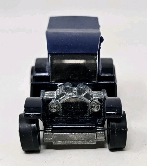 1969 Hot Wheels Hot Wheel Redlines Mattel Paddy Wagon Police in Dark Blue - Image 3 of 4