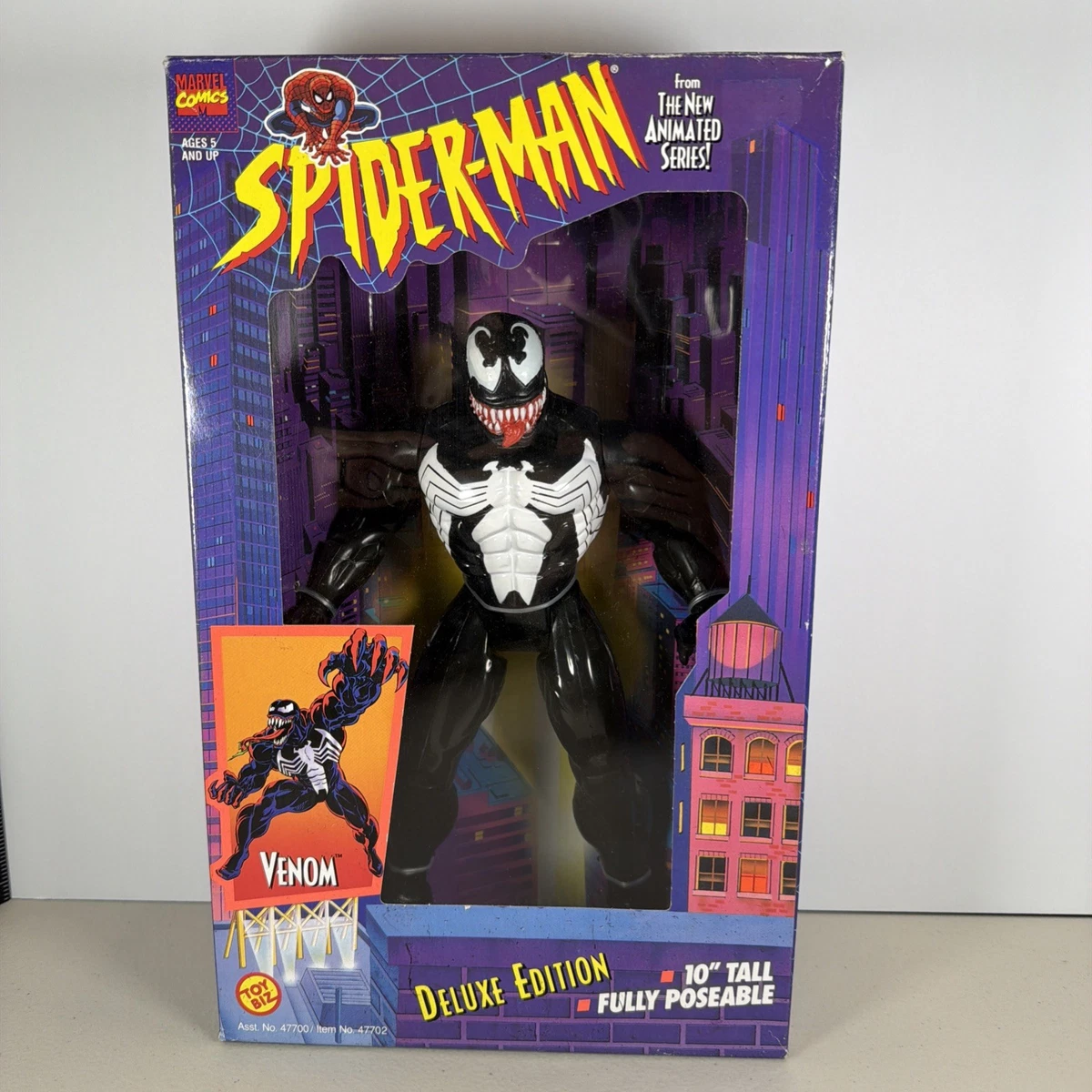 Venom ToyBiz Spider-Man TV, Movie & Video Games Action Figures for
