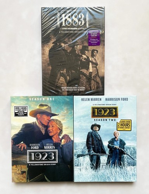 #ad Yellowstone 1883 1923 Season 1amp;2 DVD 10 DISC Region 1 $25.69