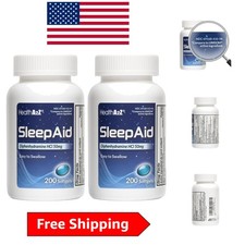 Effective Sleep Aid with Diphenhydramine 50mg - 400 Easy-to-Swallow Softgels