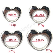 Stainless Steel Cock Ring Delay Scrotum Ejaculation Constraint Penis Sex Toys