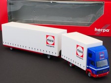 Herpa 150330 MB 814 Volumen-Hängerzug Riwatrans 1:87 wie NEU! OVP 1705-21-22