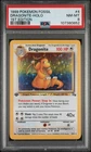 1999 POKEMON FOSSIL 1ST EDITION #4 DRAGONITE-HOLO PSA 8