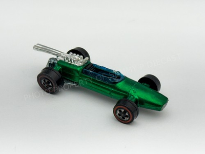 #ad #ad Hot Wheels Redline BRABHAM REPCO F1 Green HK Black Interior Very Nice $29.95
