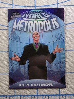 Fleer Brilliants Superman - Lex Luthor WM-10 Regular - World Of Metropolis