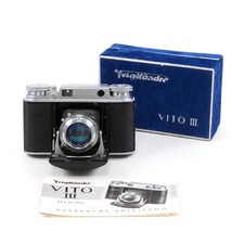 VOIGTL NDER VITO III VERY EARLY BATCH ULTRON 50MM F2 COMPUR-RAPID BOX 4851