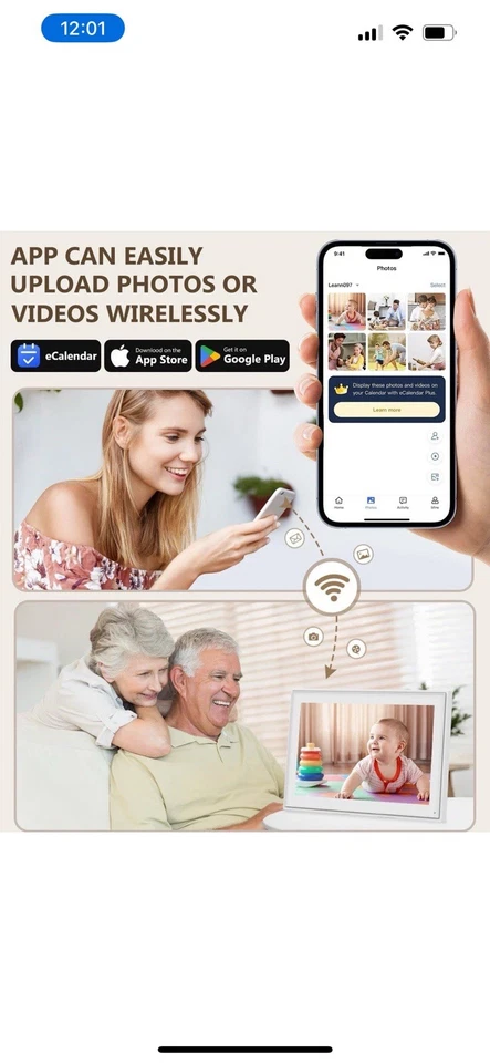 Imlife Touch time Smart Calendar 10.1 screen size Internet compatible Brand New - Image 4 of 4