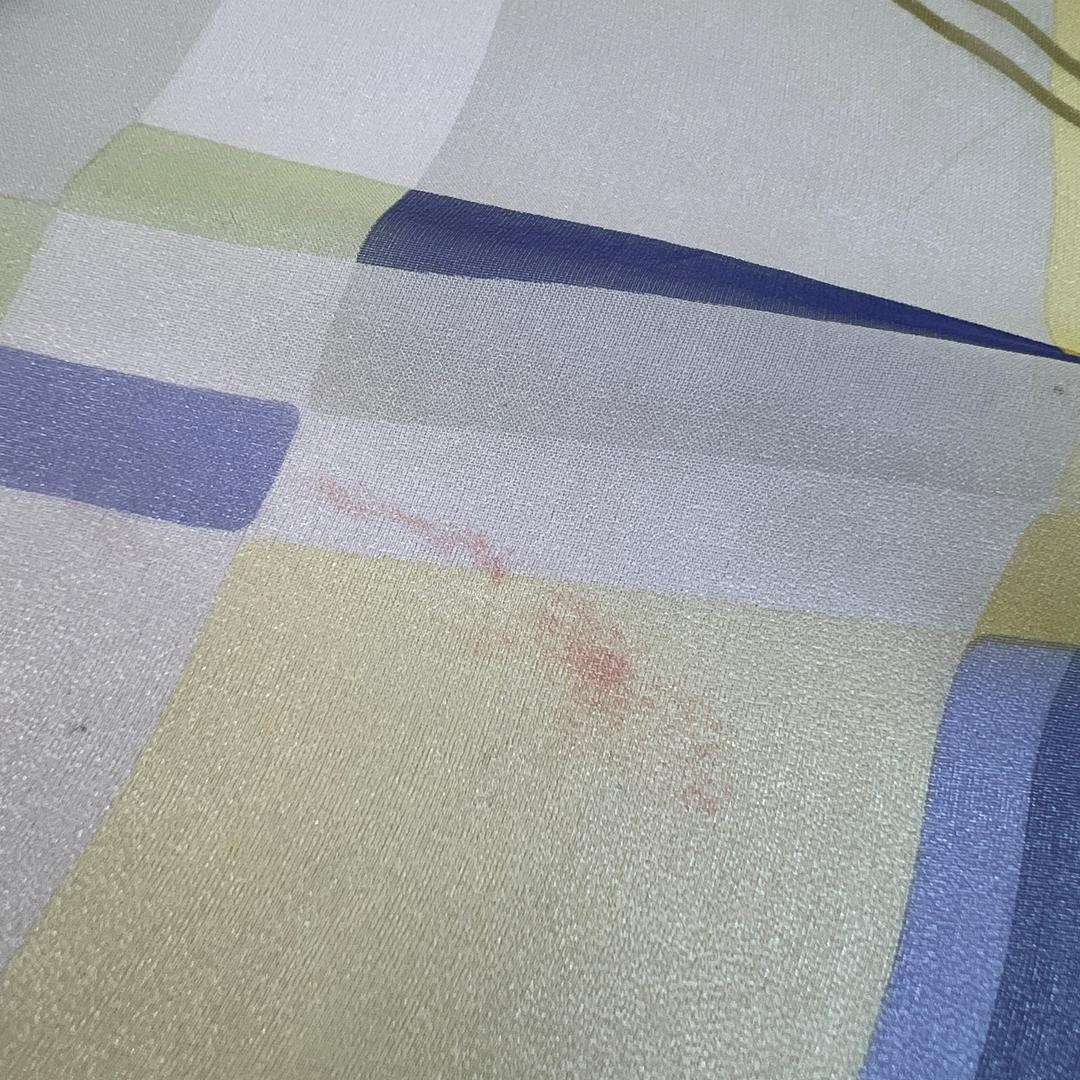 Auth CHANEL Silk Scarf Coco Mark Women's Yellow Silk Vintage Genuine thumbnail 7