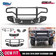 2016 2017 2018 Steel Front Bumper Bull Bar Guard For Chevy Silverado 1500 Black 2016 2017 2018 Steel Front Bumper Bull Bar Guard For Chevy Silverado 1500 Black