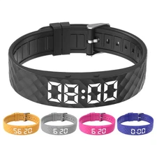 Wrist Alarm Clock Watch Silent Timer Vibration Adjustable Alarm Clock 