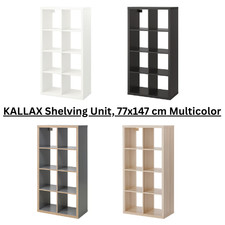 New IKEA KALLAX Shelving Unit Stylish Versatile Space Saving Storage 77x147 cm