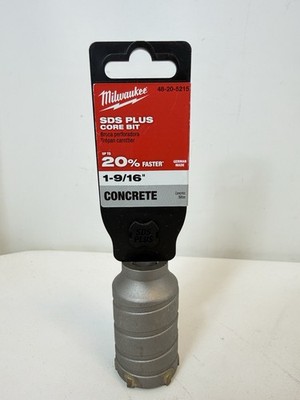 NEW Milwaukee 48-20-5215 Carbide SDS-PLUS Shank Masonry Core Bit 1-9/16''