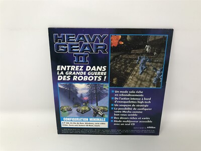 Heavy Gear II Sur PC – CD-ROM + Magazine PC Jeux 46 – 1999 – Bon état