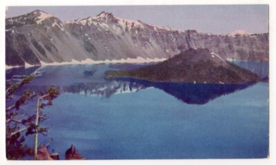 Crater Lake, Oregon c1939 Cascade Mountain Range, Union Oil Co Series
