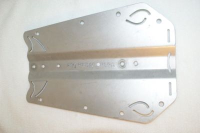 Backplate Edelstahl 3 mm V-4-tec