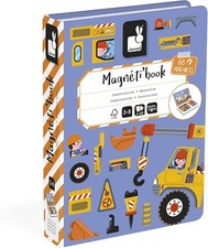 JANOD MAGNETI' BOOK CONSTRUCTION BRAND NEW IN BOX 3-8 YEARS 50 PIECES
