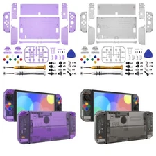 Full Set Shell Back Plate Kickstand Full Set Buttons for Nintendo Switch OLED