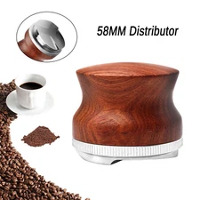 58mm Coffee Distributor Espresso Distribution Tool, Adjustable Depth Tamper Leve
