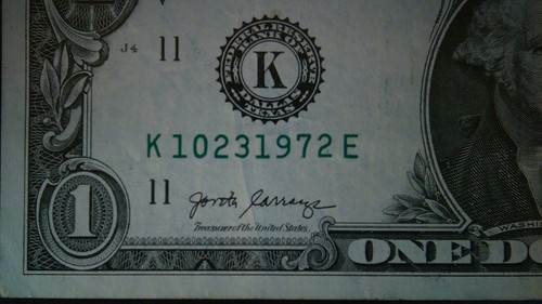 2017 Series $1 Dollar Birthday Note Oct. 23, 1972 K10231972E Good Shape! - Picture 4 of 7