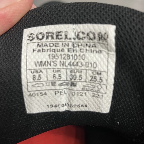 Sorel Women's Size 8.5 Ankle Boots Out N About Waterproof Black High Top Lace Up - Bild 12 von 17