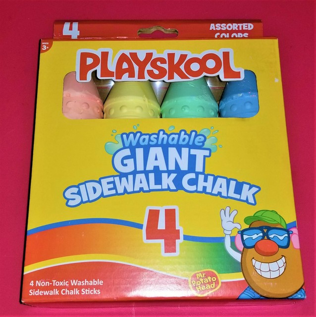 Playskool Giant Sidewalk Chalk 4 Count for sale online | eBay