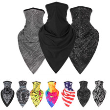 Bandana Balaclava Face Mask Neck Gaiter Triangle Scarf Sports Face Cover Hood US