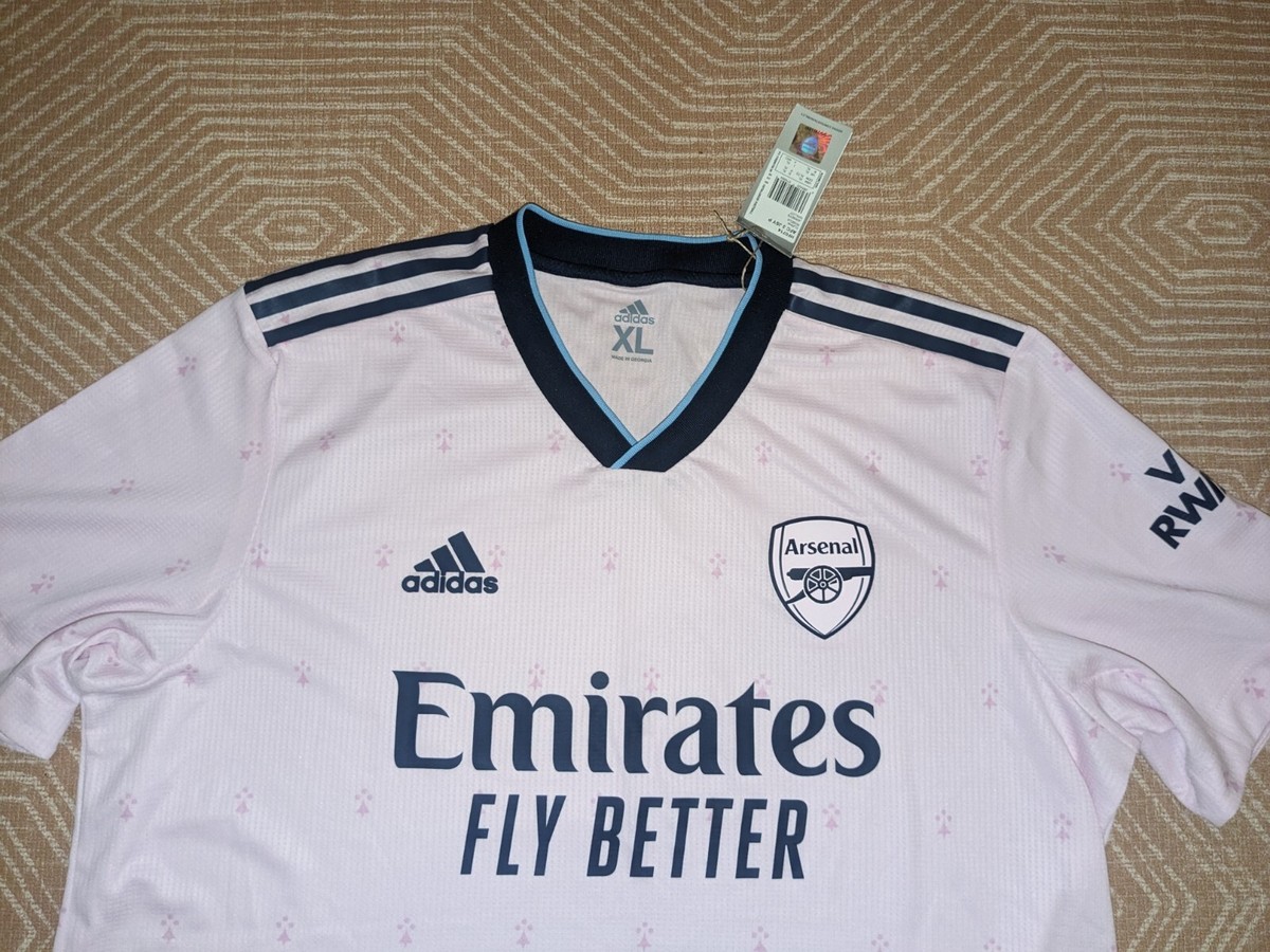 アディダスアーセナルホームシャツXLサイズ Authentic XL PLAYER ISSUE Adidas ARSENAL 22/23 Pink THIRD
