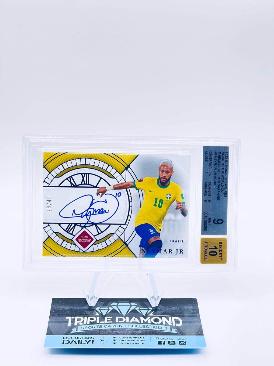2022 National Treasures Neymar Jr Timeless Talents Auto #28/49 BGS