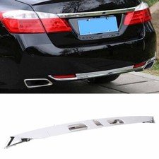 For 2013 2014 2015 Honda Accord Rear License Garnish Molding Chrome Trunk Trims