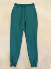 Mandala Scrub Pants Tall Medium Green Joggers Active Stretch