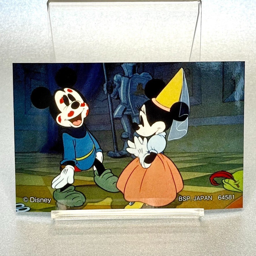 Mickey Mouse Minnie Mouse Seal Sticker Walt Disney Limited Anime