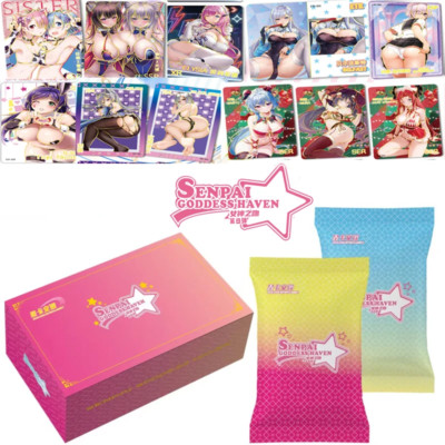 Senpai Goddess Haven 4 Spicy Anime Waifu 19 Pack Booster Box Cards Sealed NEW